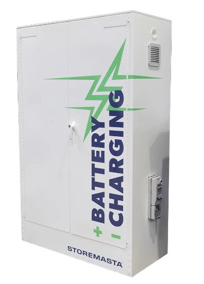 Storemasta - 18 Outlet Lithium Ion Battery Charging Cabinet