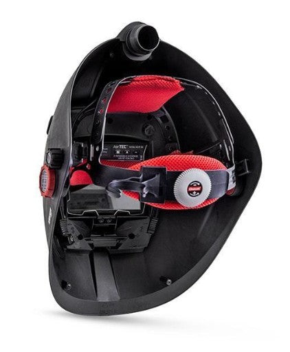 Auto-darkening visor on CleanAIR Verus Air welding helmet