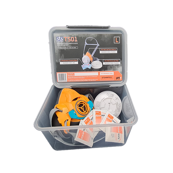 TS01 - 1/2 Mask Hazardous Dust & Particulate Respirator Kit | SpillBase NZ